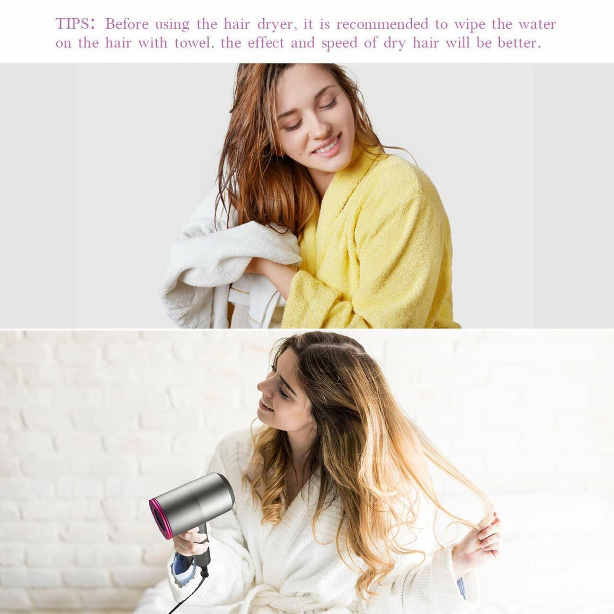 Professionel Hårtørrer 1800-2000W