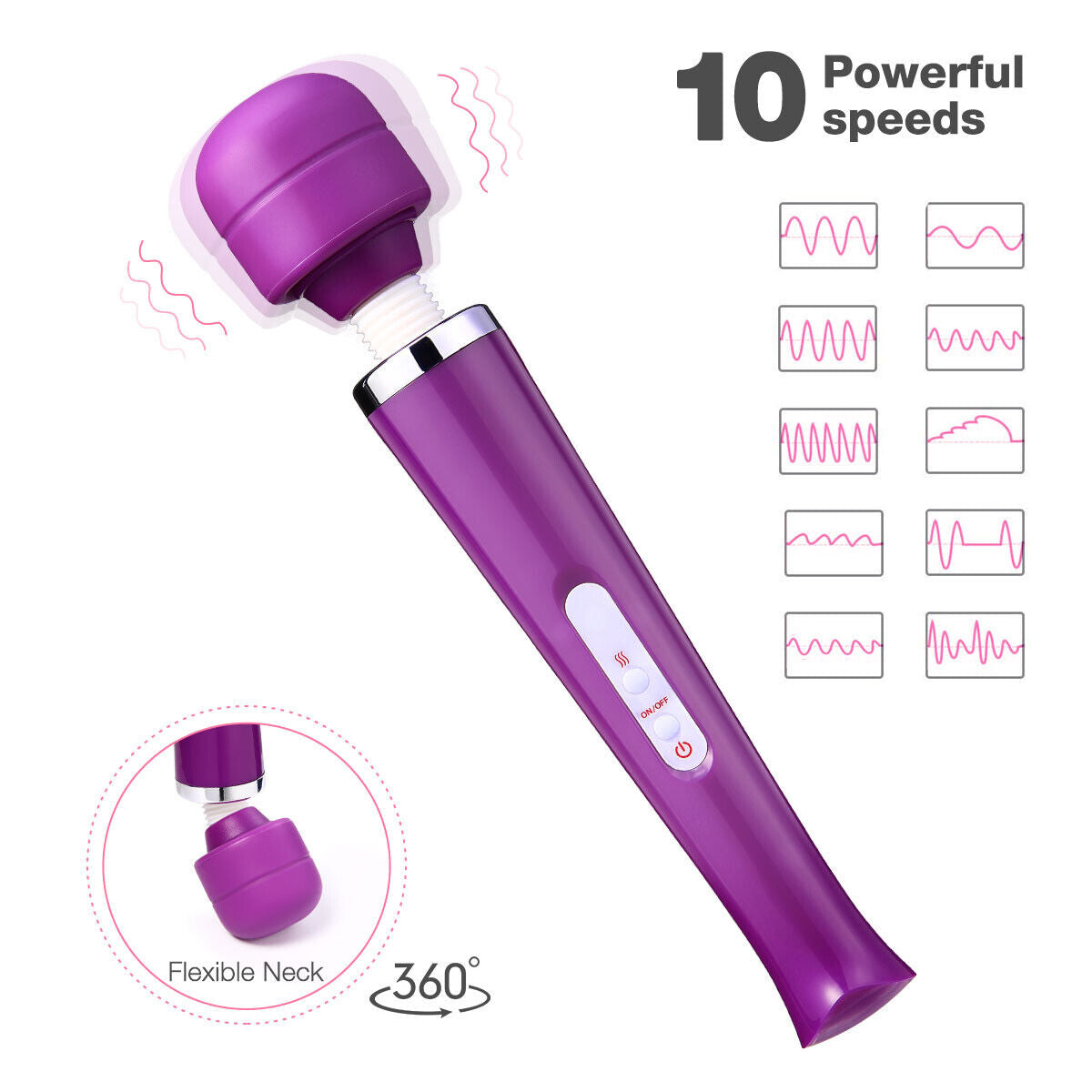 Multi Massageapparat i 4 Farvevarianter - Trådløs