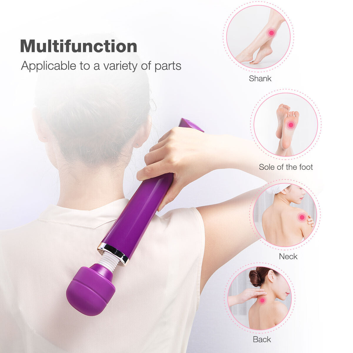 Multi Massageapparat i 4 Farvevarianter - Trådløs