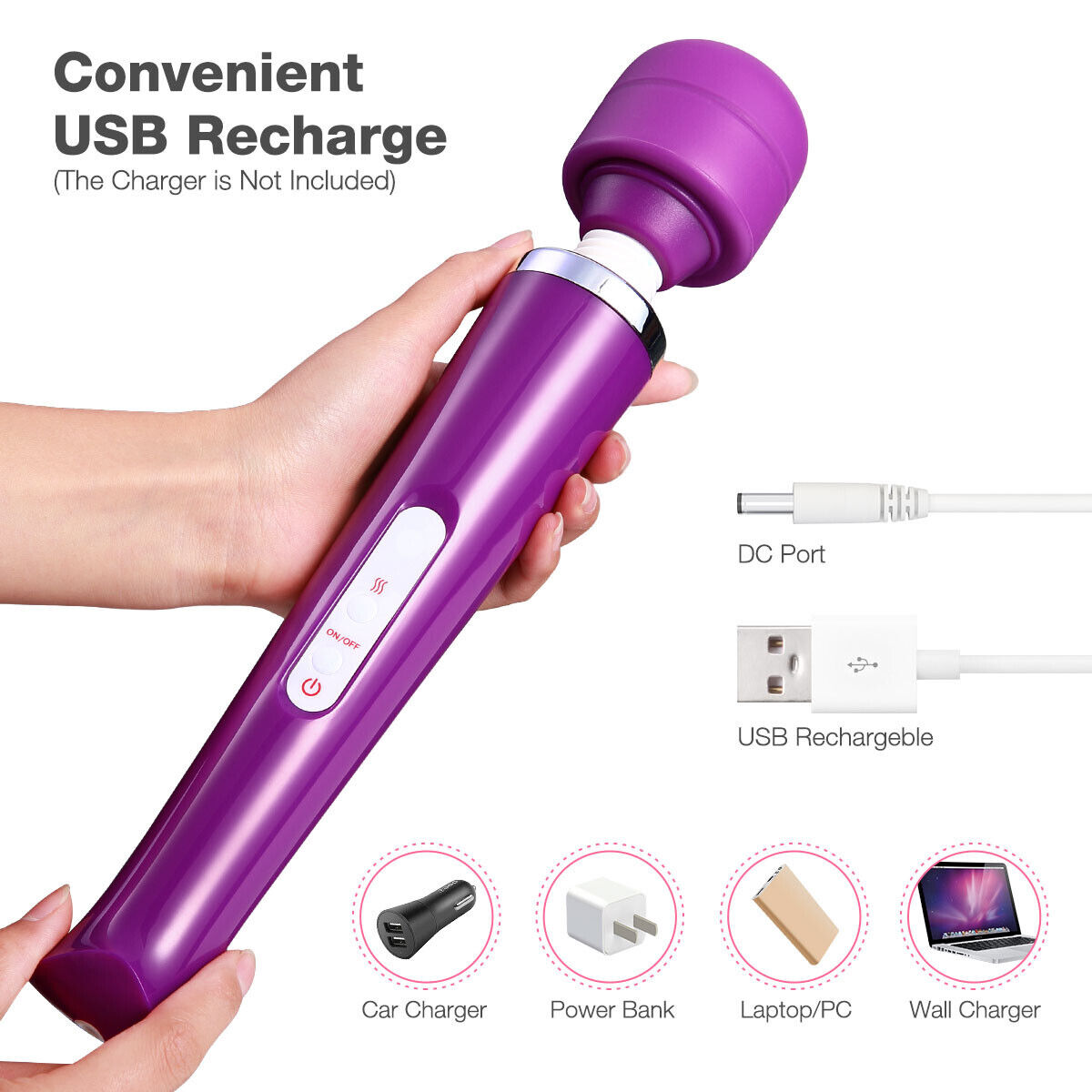 Multi Massageapparat i 4 Farvevarianter - Trådløs