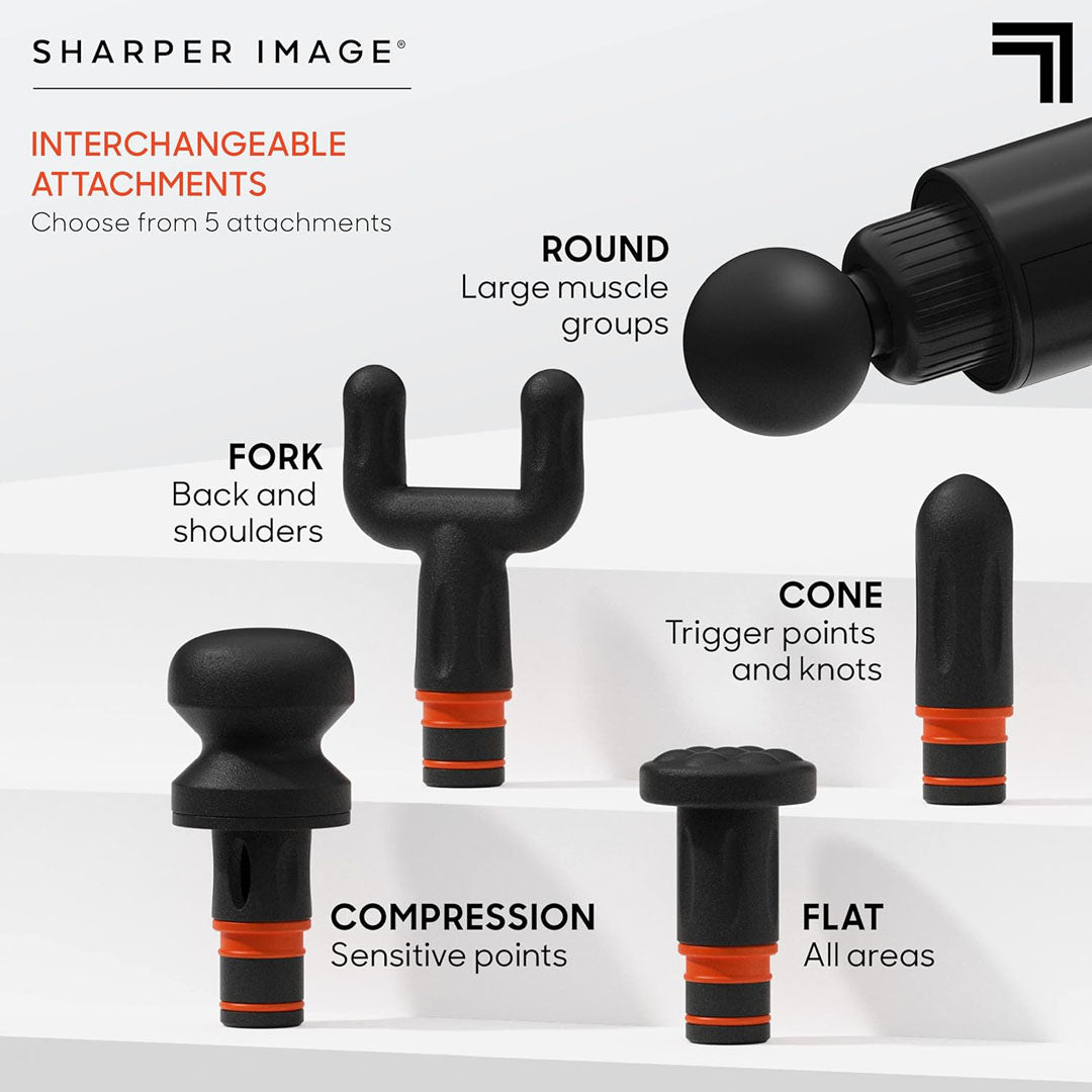 Sharper Image PowerBoost Move - Bærbar Massagepistol til Restitution - billede 4