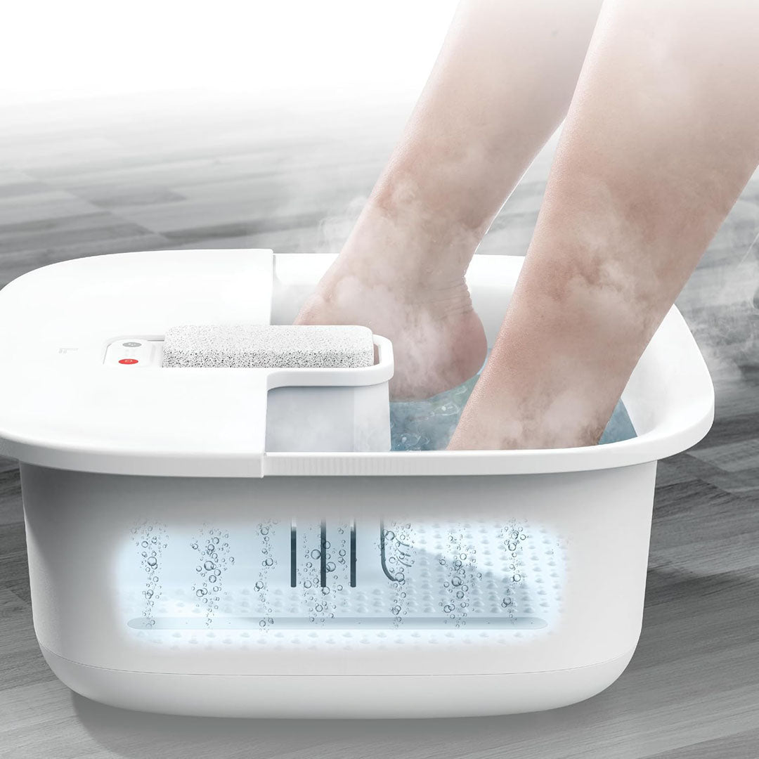 Sharper Image - Opvarmet Fodbad Med Massage
