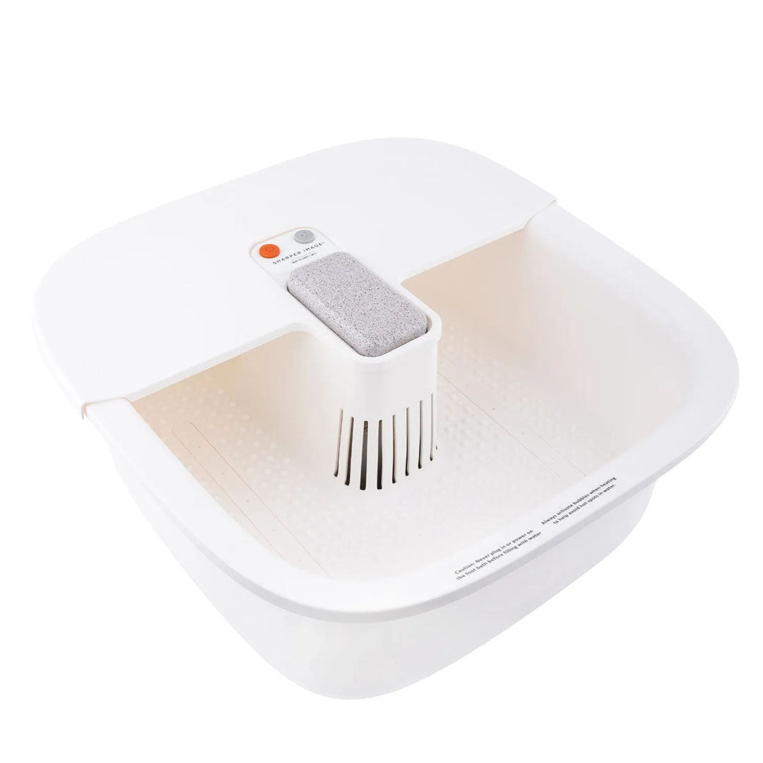 Sharper Image - Opvarmet Fodbad Med Massage