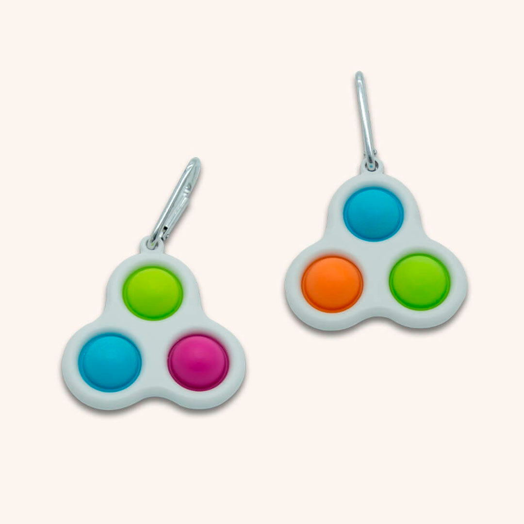 Simple Dimple Nøglering Med 3 Puder