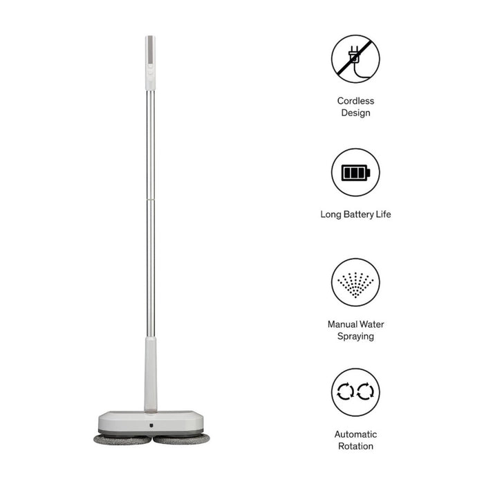 Sinji Electric Mop - Trådløs Gulvmoppe - Hvid