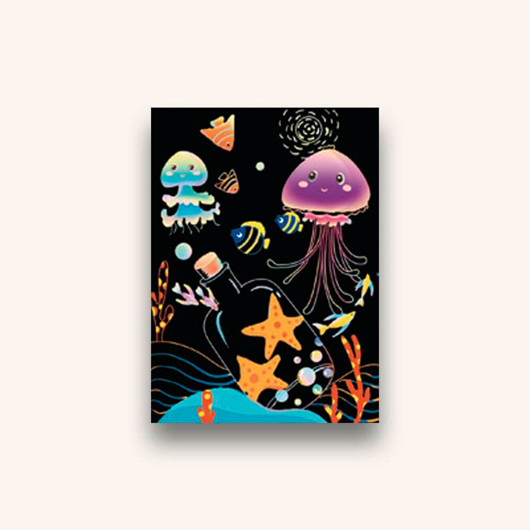 Skrabekort Med Havtema