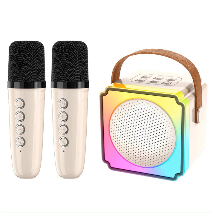 Smilezone - Karaoke Anlæg P8 - 2stk Trådløs Mikrofoner