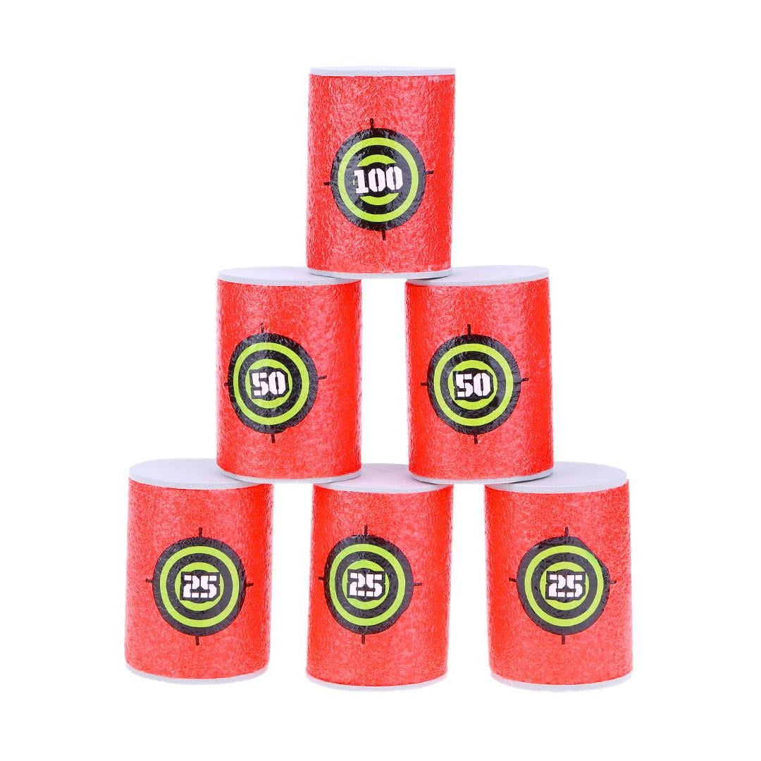 Soft Foam Target Dåser - 6 Stk