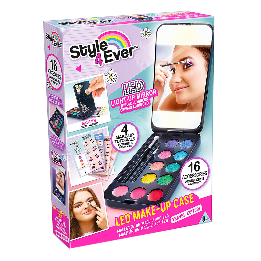 Style 4 Ever - Mini Makeup Etui med LED-Lys