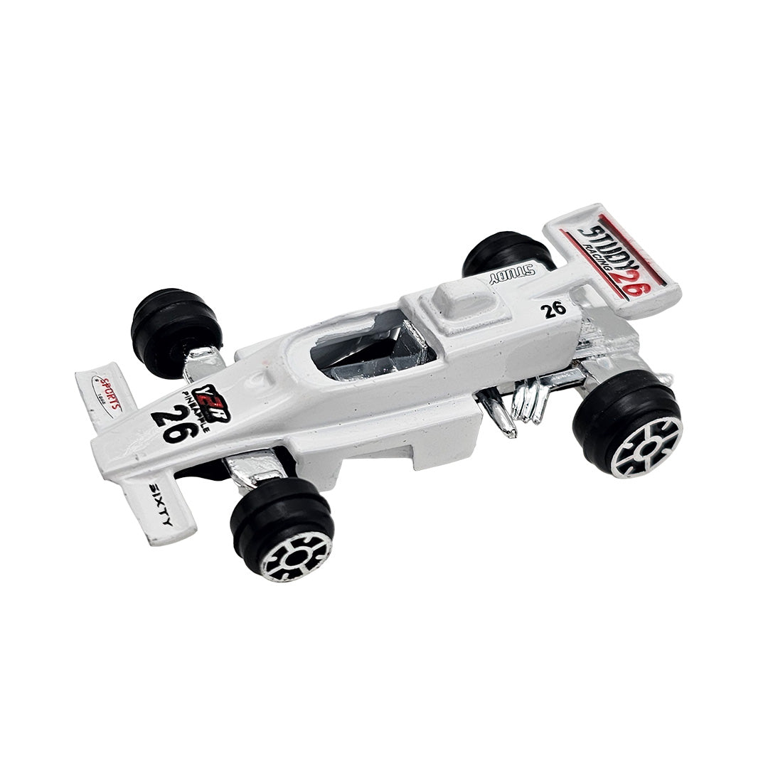 Super Formula - Die-Cast Metal Racerbil - Hvid - Billede 1