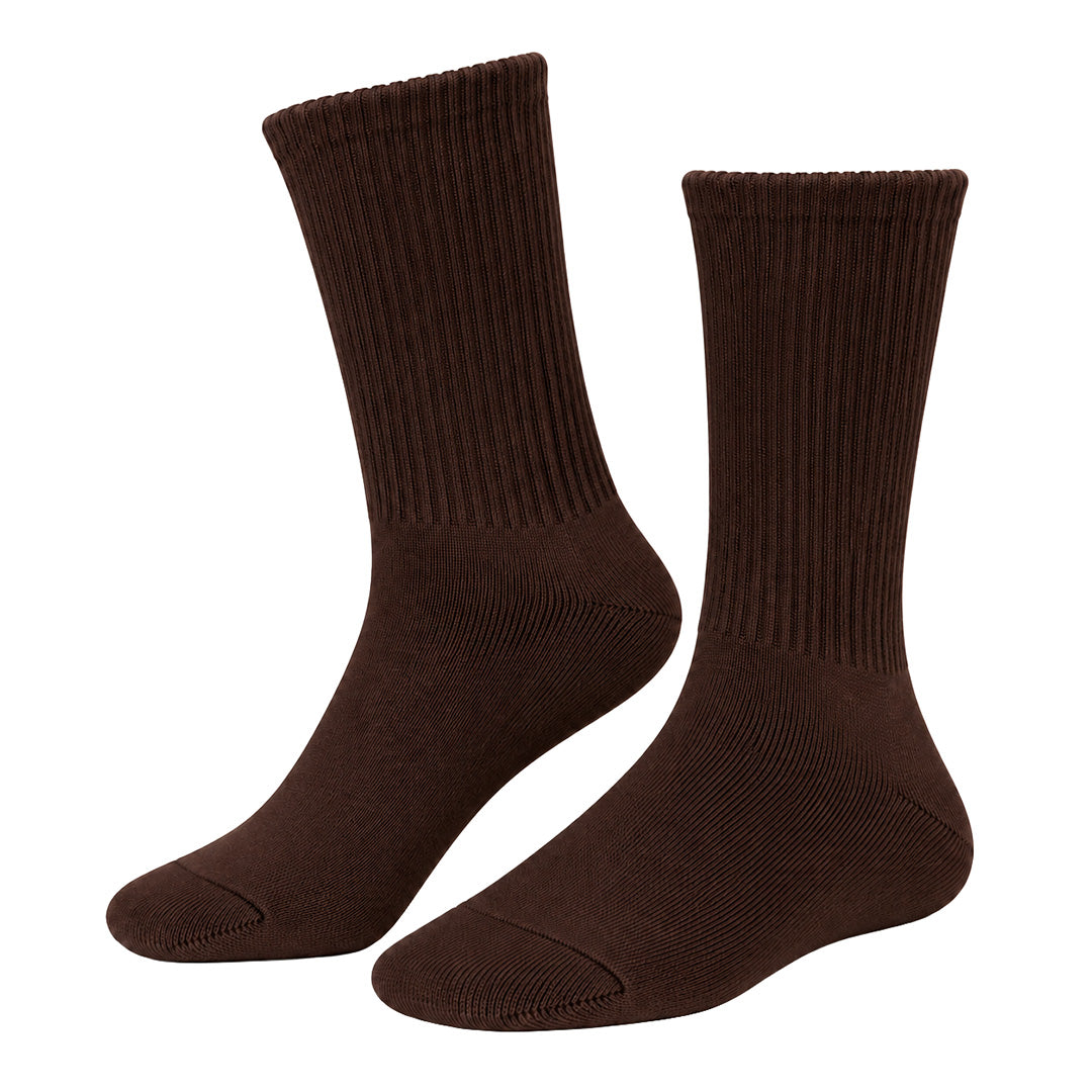 Tennisstrømper - Ensfarvede - Chokolade Brune - Billede 1