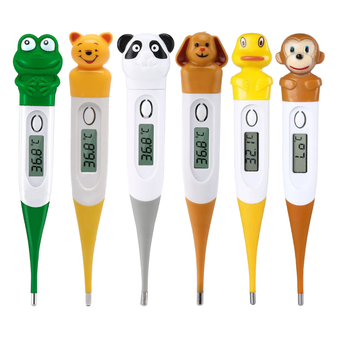 Børne Termometer - Tegneseriehoveder - 6 Varianter