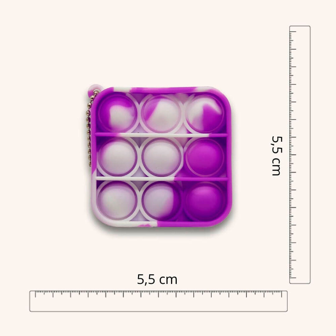 Tie Dye Mini Pop It - Nøglering
