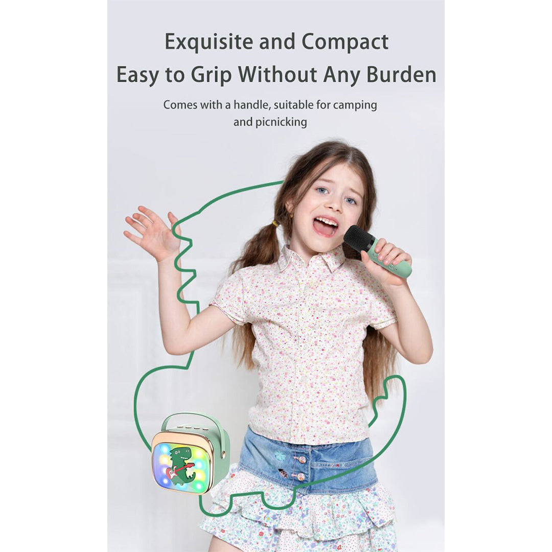 Trådløs Karaoke Højttaler Med 2 Mikrofoner