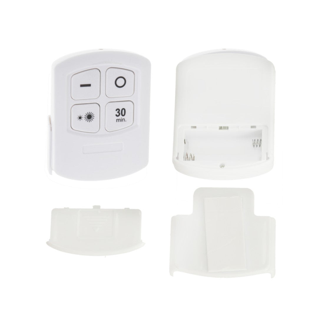 Trådløs LED-Spots med Fjernbetjening - 3 stk