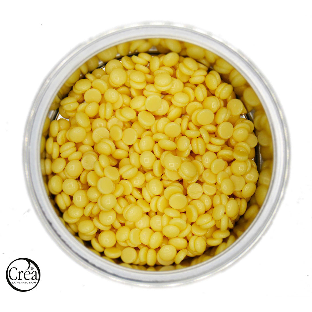 Crea - Yellow - No-Strips Voks Perler - 500g