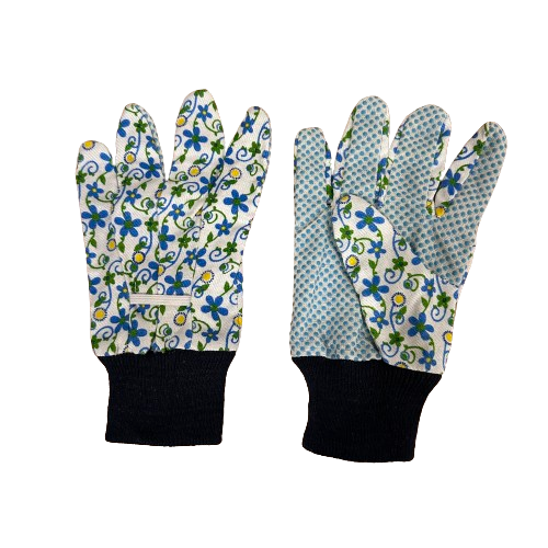 Havehandsker - Blomstermønsteret