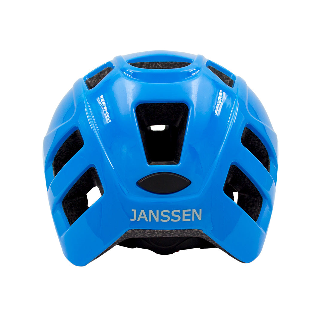 Janssen - Børne Cykelhjelm Gloss Blue - Billede 2