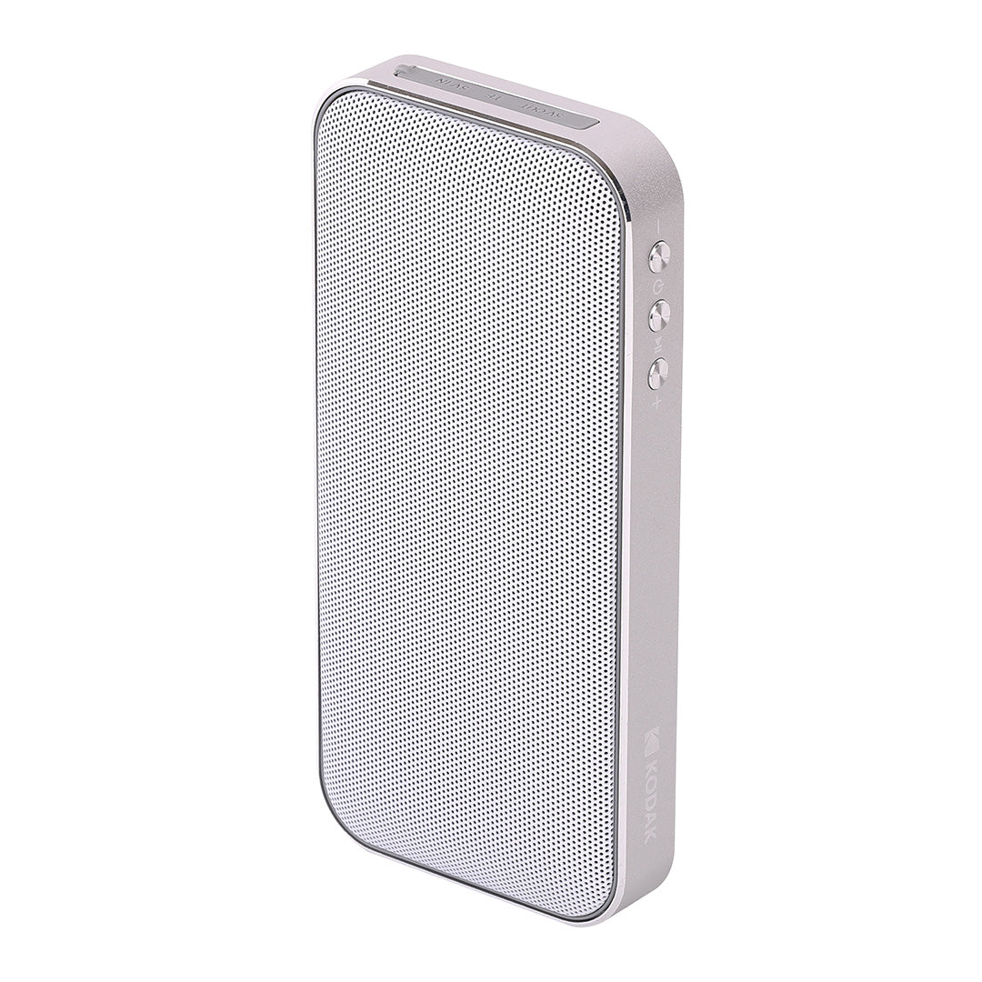 Kodak - PWS-2277 - 10W Trådløs Bluetooth Højttaler Med Indbygget Powerbank 2200mAh - Silver - Billede 3