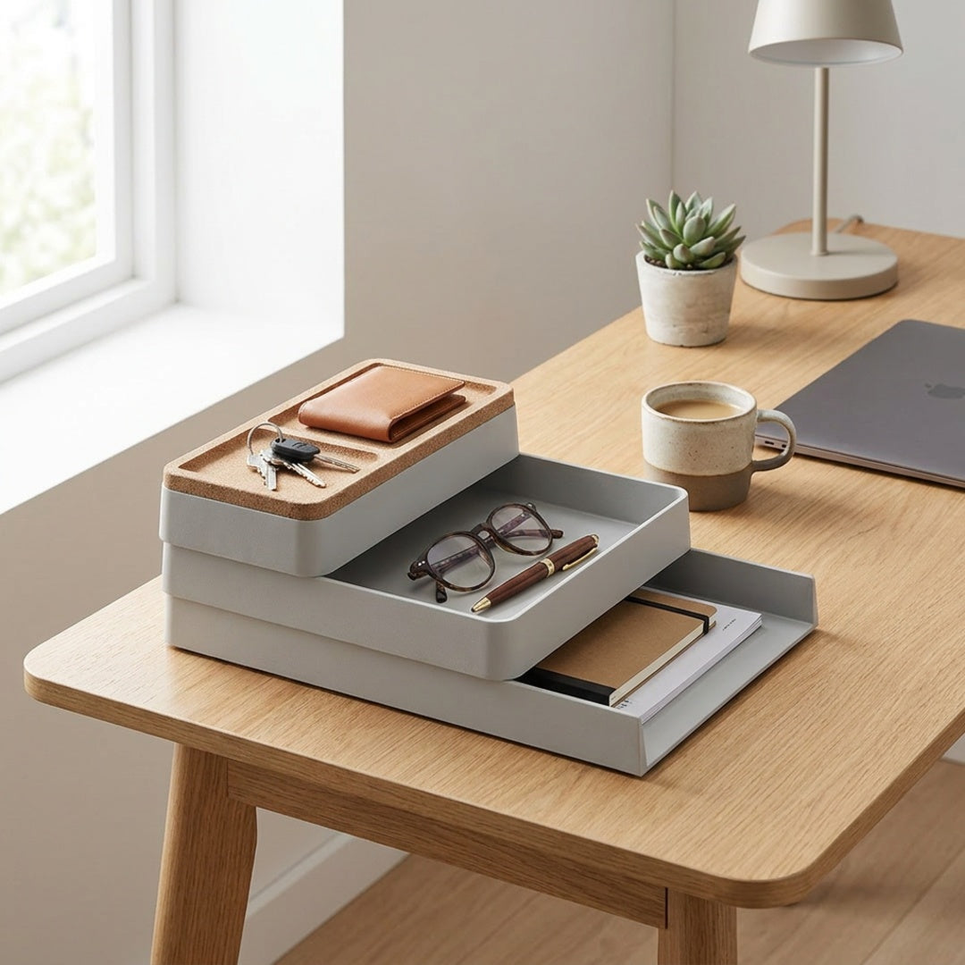 Muuto Arrange Desktop - Stilren Skrivebordsorganisering i Grå - billede 2