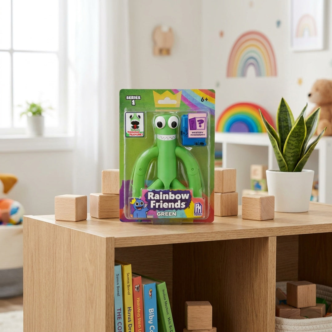 Rainbow Friends Actionfigur - Green - billede 6