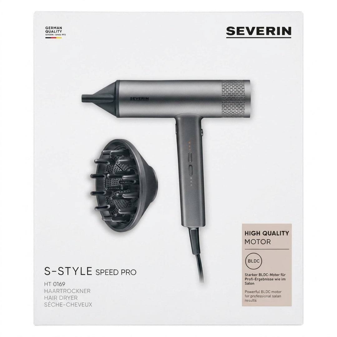 Severin S-Style Speed Pro Hårtørrer 2000W - billede 1