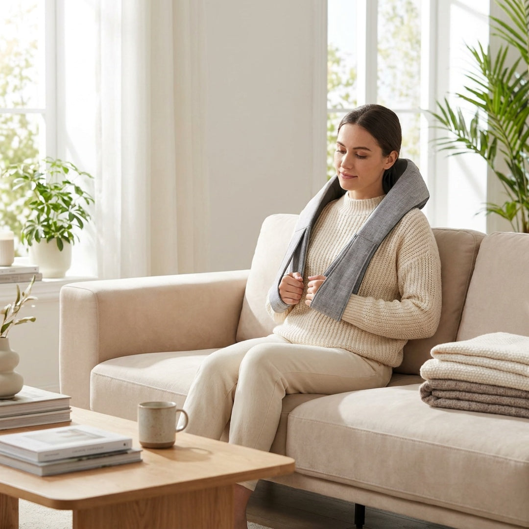 Sharper Image - Realtouch Shiatsu Med Varme Til Nakke- Og Rygmassageapparat - billede 7