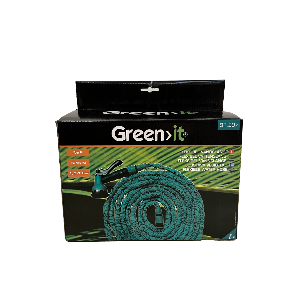 Green>it - Fleksibel Haveslange - 5-15M