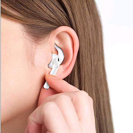 Silicone ørekroge til Apple AirPods - hvide-sætpris Konkurspriser ny