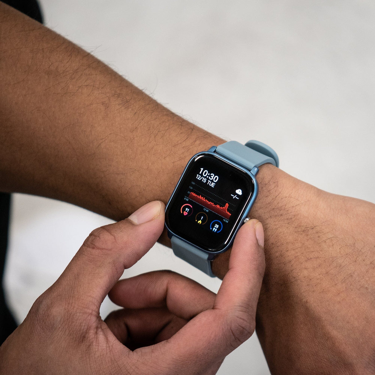 Sinji - SmartWatch Square i 3 farvevarianter Smartwatch Konkurspriser.dk