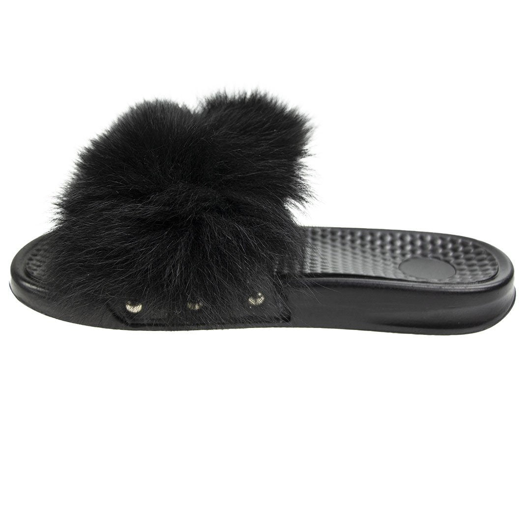 Sandal med pels Konkurspriser.dk