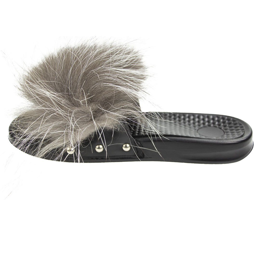 Sandal med pels Konkurspriser.dk