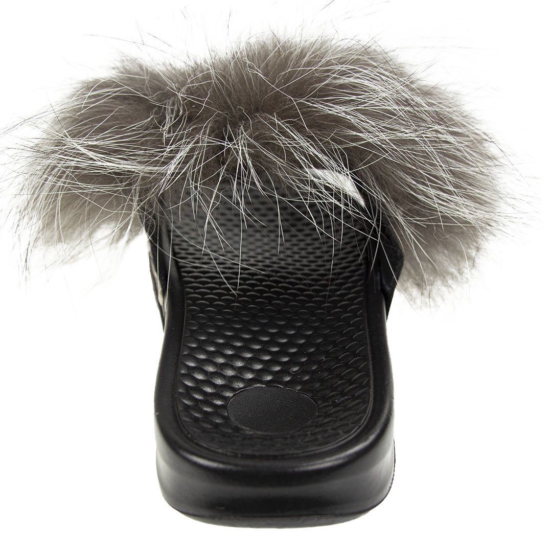 Sandal med pels Konkurspriser.dk