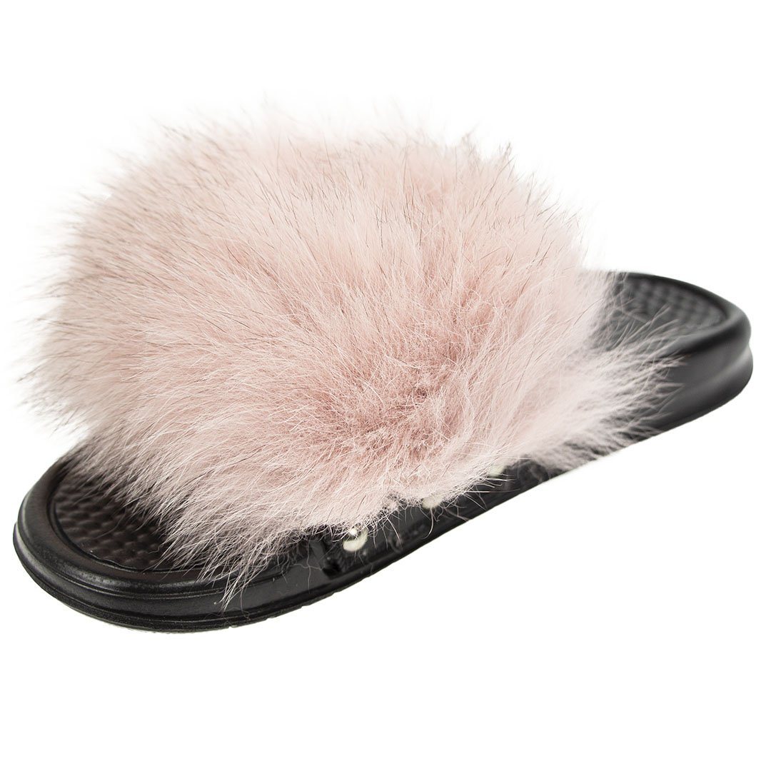 Sandal med pels Konkurspriser.dk rosa 36