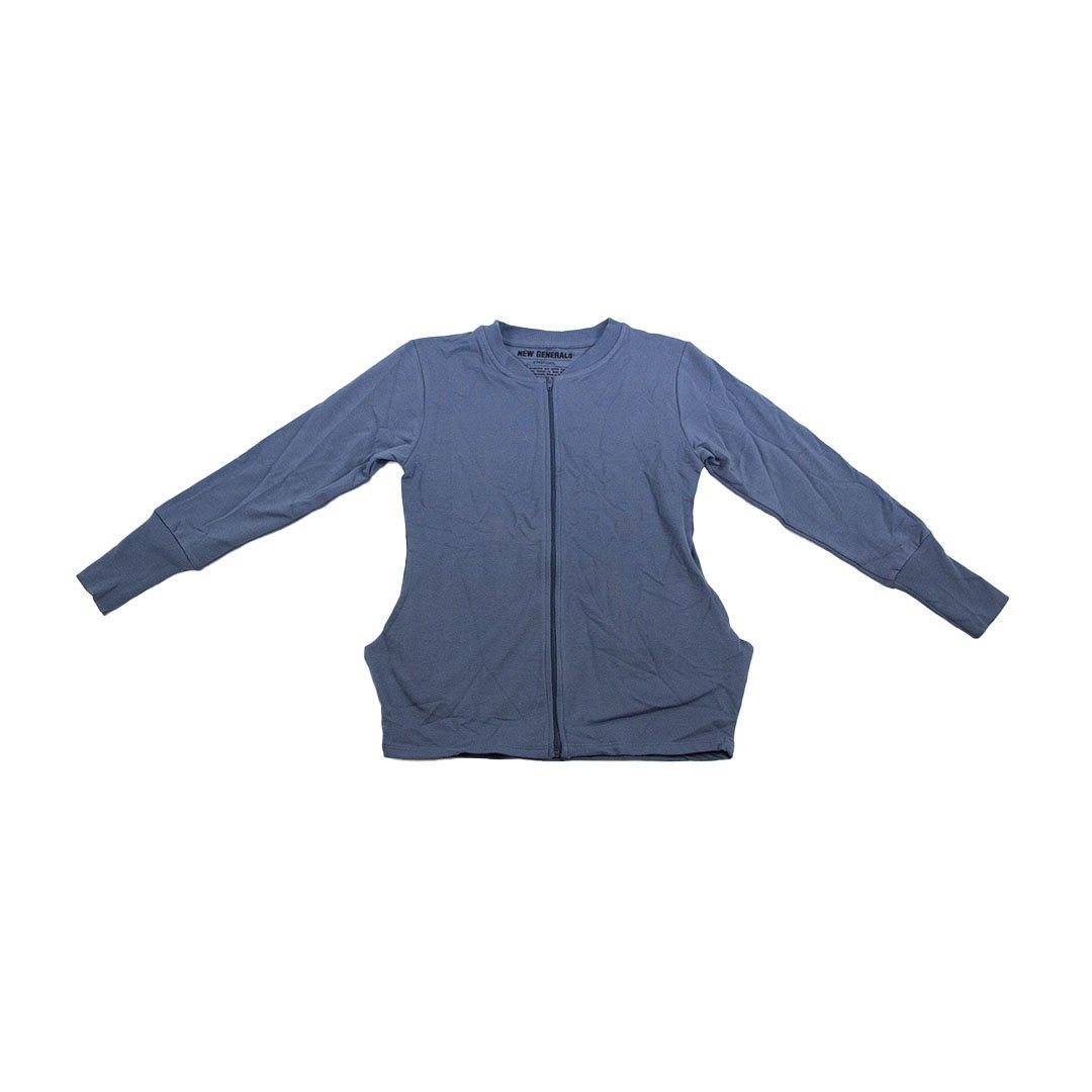 New Generation Pige Cardigan - Butterfly Dusty Blue Konkurspriser ny 3år