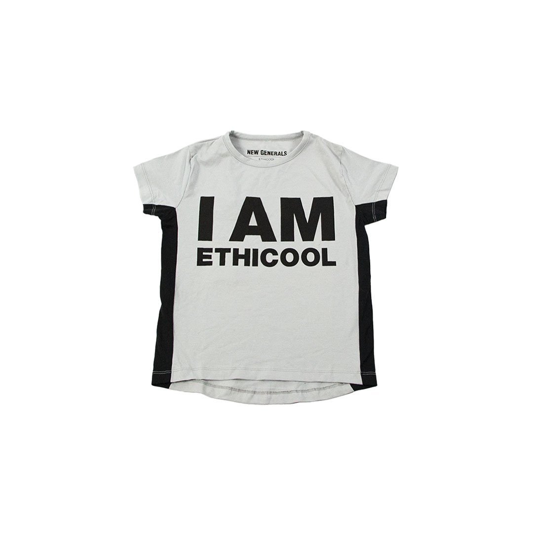 New Generation Drenge T-Shirt - I am Ethicool Konkurspriser ny 3år