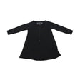 New Generation Pige Zip Dress - Pure Black Konkurspriser ny 2-3år