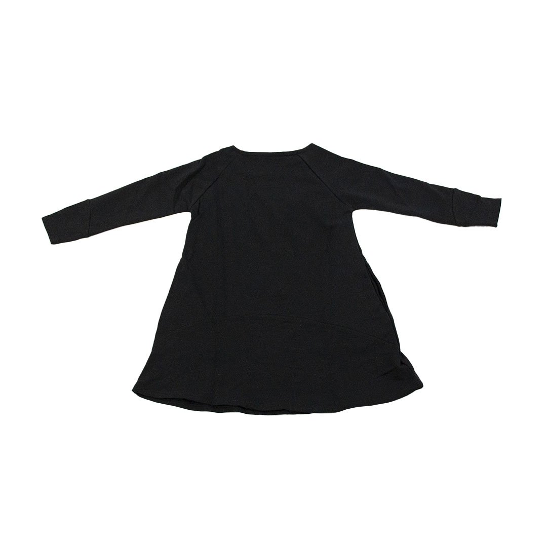 New Generation Pige Zip Dress - Pure Black Konkurspriser ny
