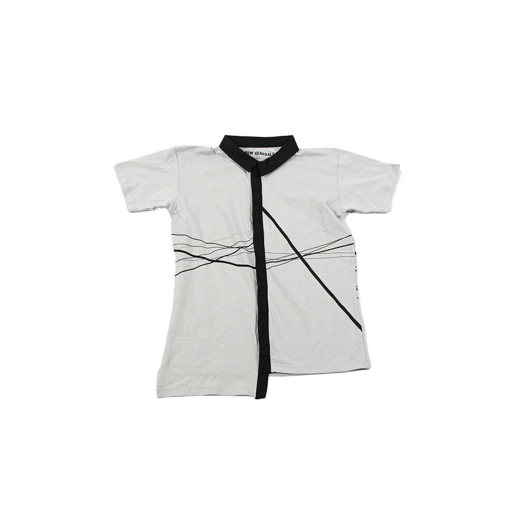 New Generation Drenge Skjorte - Light Grey Konkurspriser ny 3år