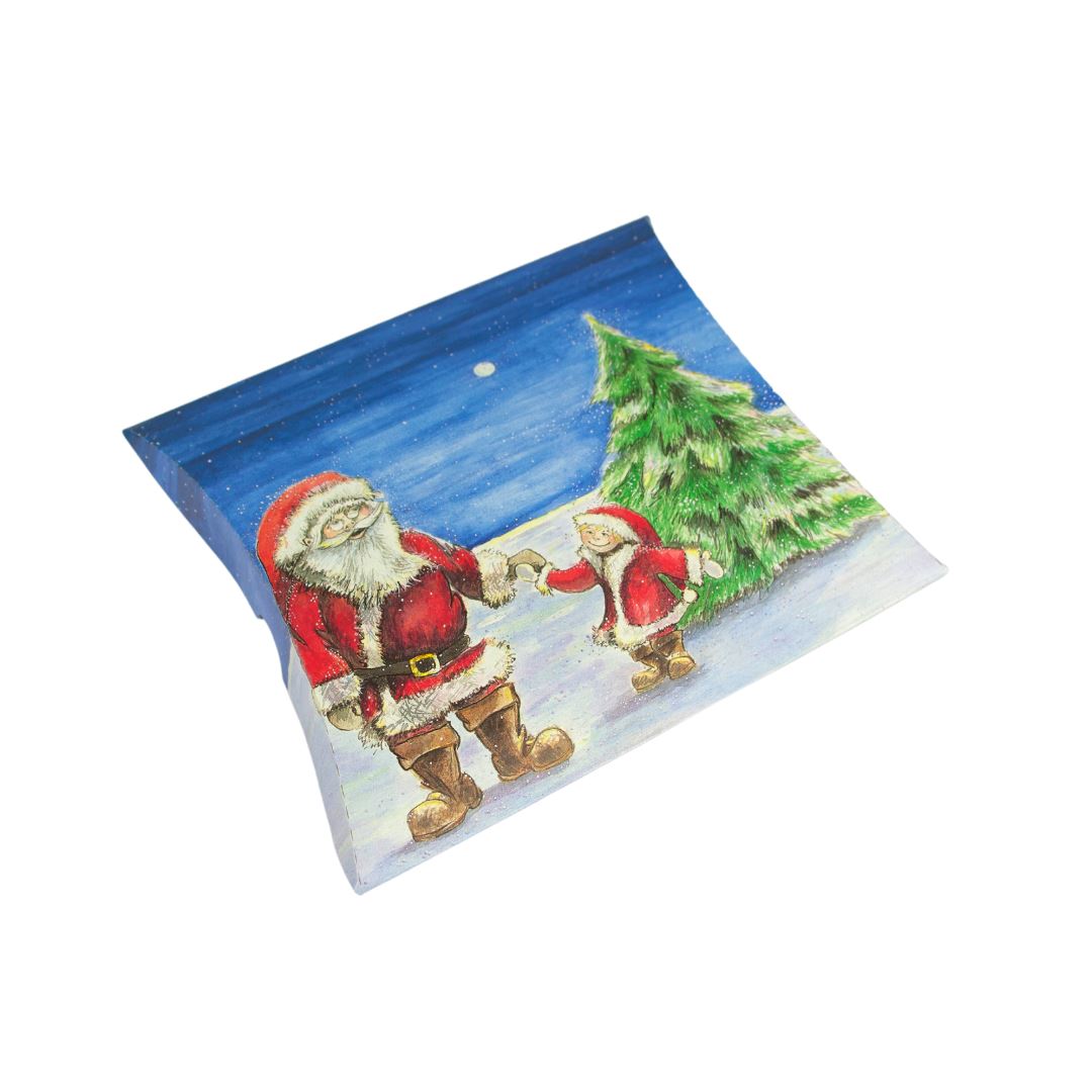 Pudeæske (Gaveæske) Sølv / Jul Konkurspriser ny 10 stk Jul