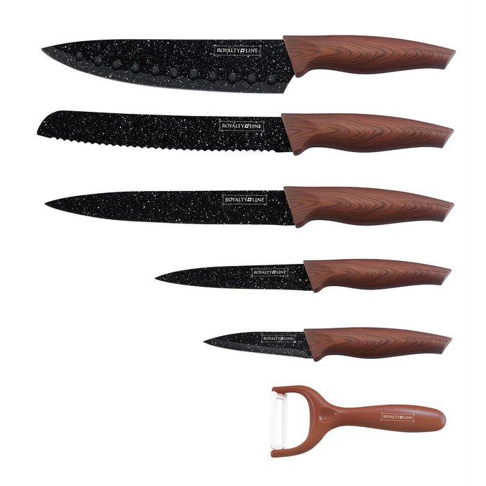 ROYALTY LINE - Knivsæt i 6 dele med WOODLOOK Konkurspriser.dk