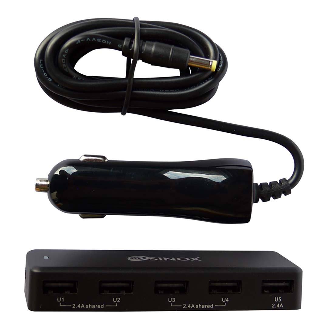 Sinox i-Media SXi770 - Universel USB-oplader-hub til bilen Elektronik Konkurspriser.dk