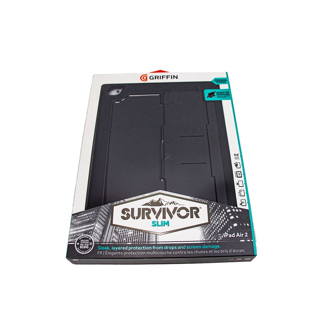 Griffin Survivor Slim iPad cover - Flere størrelser Konkurspriser ny