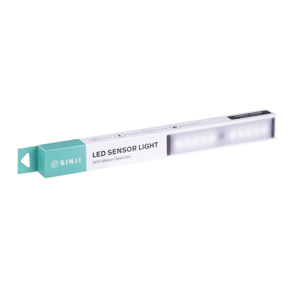 Sinji - Genopladelig LED Sensor lys - 297mm Konkurspriser ny
