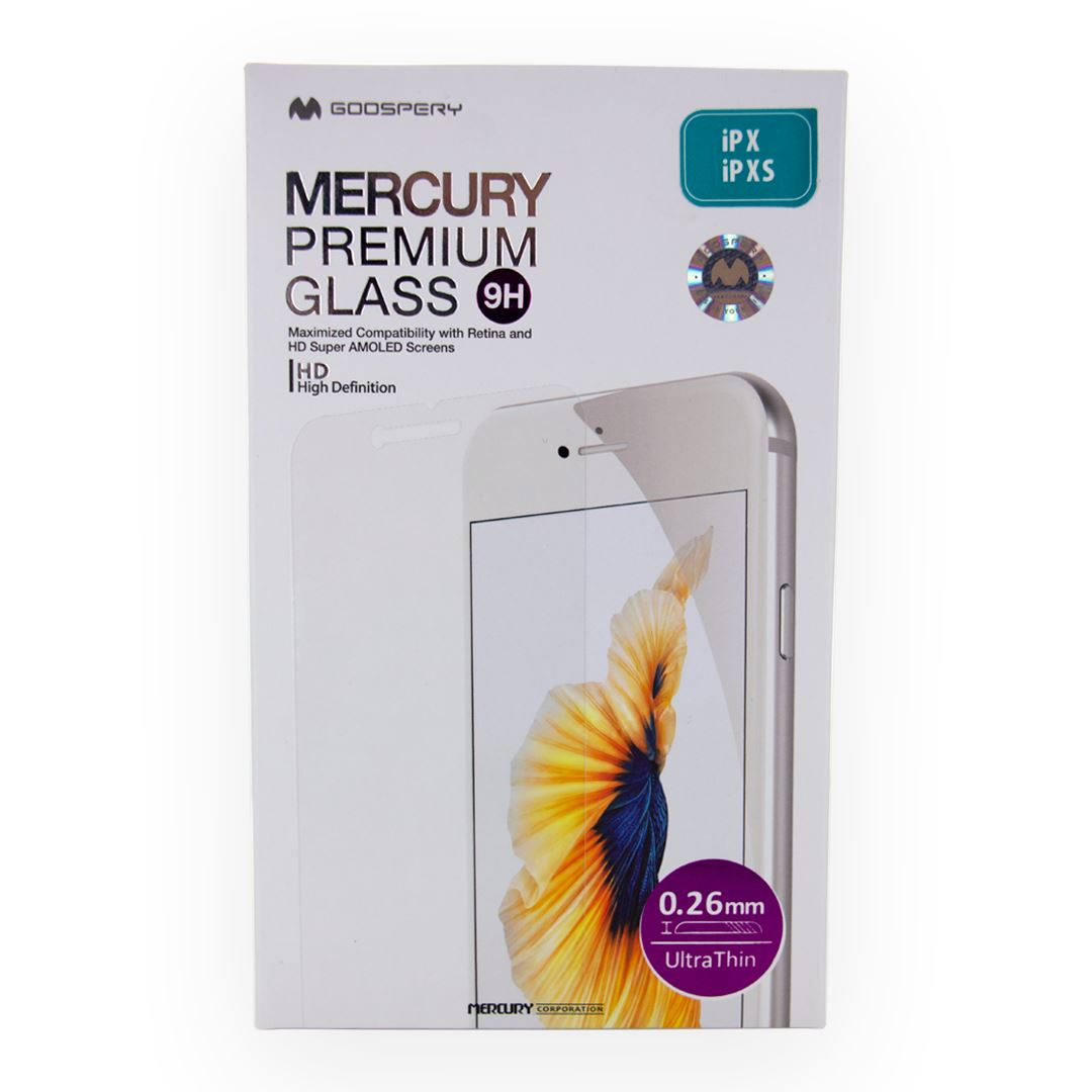 Mercury Premium Beskyttelsesglass - iPhone Mobil & Tablet Konkurspriser ny