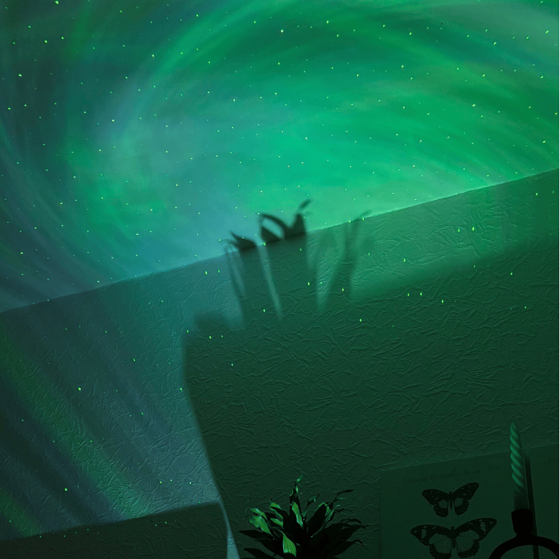 Galaxy Stjerneprojektor - Lampe Med Højttaler & Bluetooth