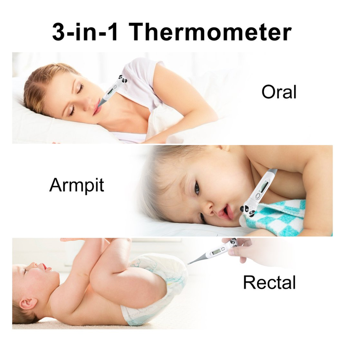 Børne Termometer - Tegneseriehoveder - 6 Varianter