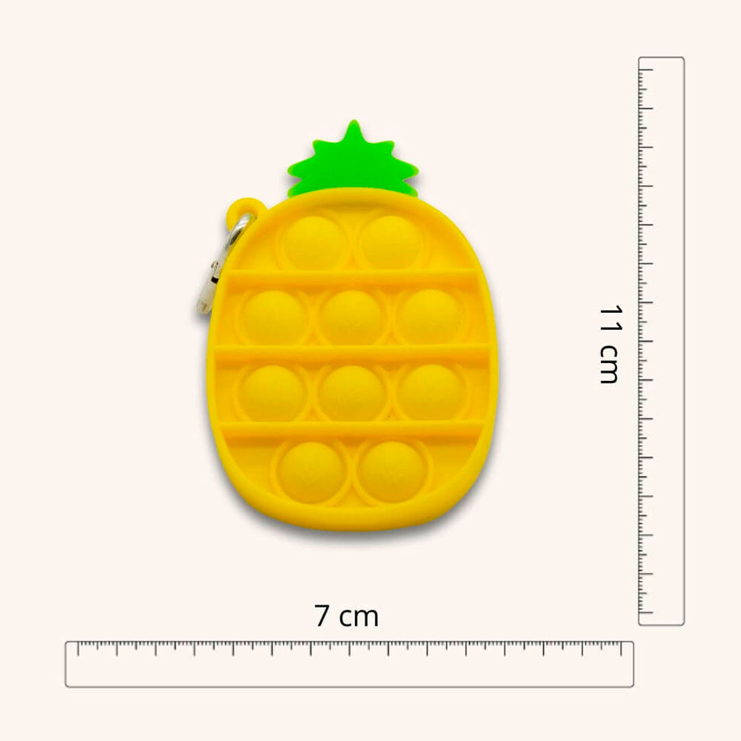 Ananas Mini Pop It - Nøglering
