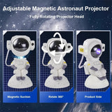 Astronaut Projektor - Stjernehimmel m. BT Højtaler & Måne Natlampe