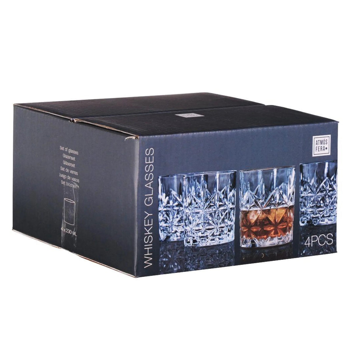 Atmos Fera - Whiskeyglas - 4x230ml/23cl